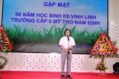 BAN GIÁM HIỆU- BAN LIÊN LẠC CỰU HỌC SINH TRƯỜNG THPT MỸ THO